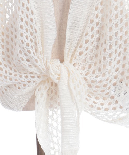 axes femme(アクシーズファム)の「ドルマンニットカーデ(カーディガン/ボレロ・レディース・ブラック/キナリ/モカ・FREE)」の12枚目の写真