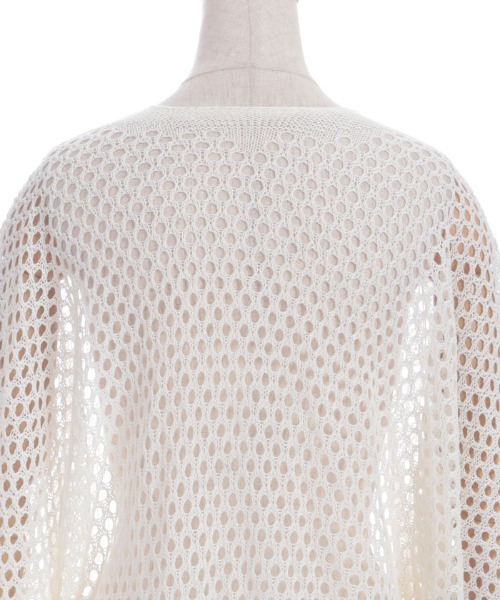 axes femme(アクシーズファム)の「ドルマンニットカーデ(カーディガン/ボレロ・レディース・ブラック/キナリ/モカ・FREE)」の13枚目の写真