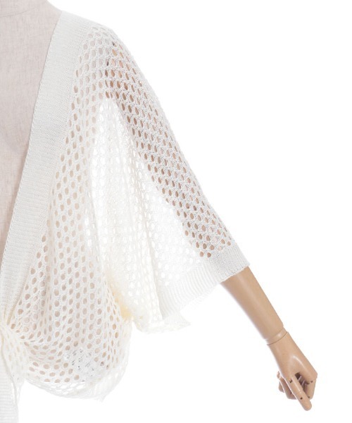 axes femme(アクシーズファム)の「ドルマンニットカーデ(カーディガン/ボレロ・レディース・ブラック/キナリ/モカ・FREE)」の15枚目の写真