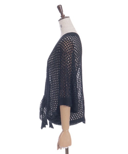 axes femme(アクシーズファム)の「ドルマンニットカーデ(カーディガン/ボレロ・レディース・ブラック/キナリ/モカ・FREE)」の17枚目の写真