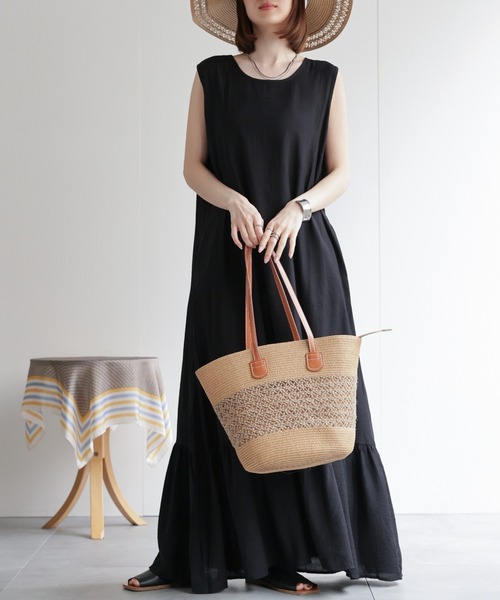 sakishimatokyo（サキシマトーキョー）の「【SET商品】かごバッグ＆帽子セット/軽量（かごバッグ・レディース・アイボリー/ブラウン系その他/ブラウン・FREE）」の16枚目の写真