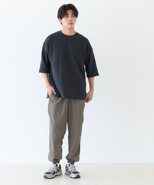 coca（coca）（コカ）の「ライトワッシャーナイロンジョガーパンツ（その他パンツ・メンズ・ブラウン/ネイビー・XL/M/L）」の3枚目の写真