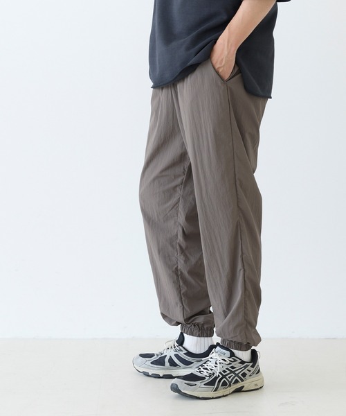coca（coca）（コカ）の「ライトワッシャーナイロンジョガーパンツ（その他パンツ・メンズ・ブラウン/ネイビー・XL/M/L）」の4枚目の写真