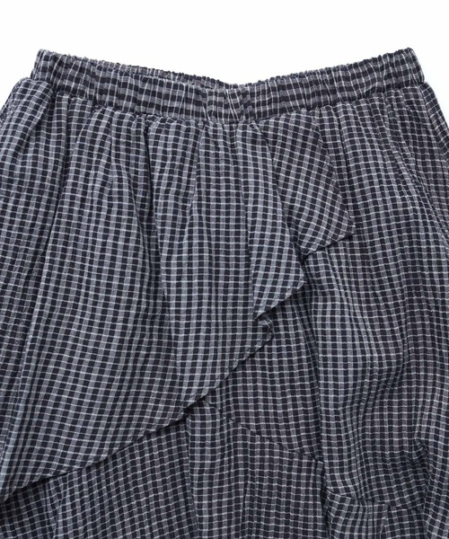 Crisp（クリスプ）の「チェックフリルティアードスカート（スカート・レディース・ブラック/ホワイト・FREE）」の18枚目の写真