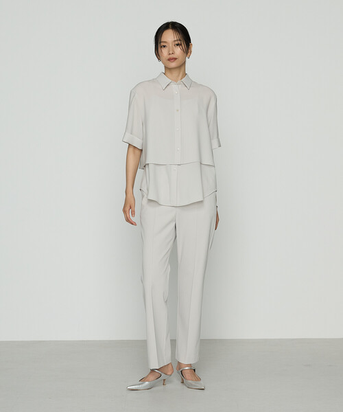 COMME CA（コムサ）の「ボディシェルオックス パンツ（その他パンツ・レディース・ブラック/ベージュ・9号/11号/7号）」の19枚目の写真