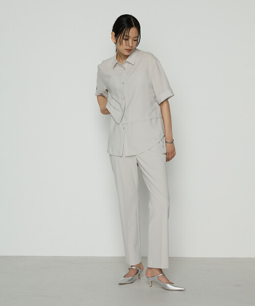 COMME CA（コムサ）の「ボディシェルオックス パンツ（その他パンツ・レディース・ブラック/ベージュ・9号/11号/7号）」の3枚目の写真