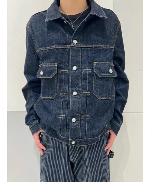 GAP(ギャップ)の「ヘビーウェイト デニムジャケット(デニムジャケット・メンズ・インディゴブルー・XS/S/M/L/XL)」の18枚目の写真