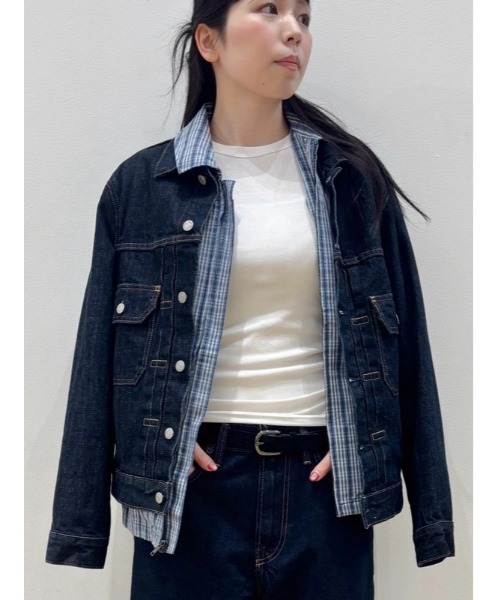 GAP(ギャップ)の「ヘビーウェイト デニムジャケット(デニムジャケット・メンズ・インディゴブルー・XS/S/M/L/XL)」の20枚目の写真