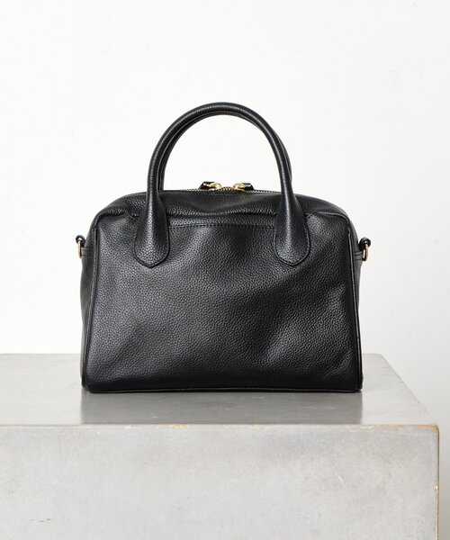 Jena espace merveilleux（ジェナ　エスパスメルヴェイユ）の「タッセル本革ボストンバッグ（ショルダーバッグ・レディース・グレー/ブラック・FREE）」の20枚目の写真