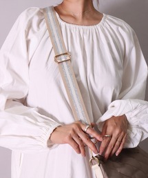 BAYBLO（ベイブロ）の「(SB)着せ替え ジャガード ショルダーストラップ（ショルダーバッグ）」