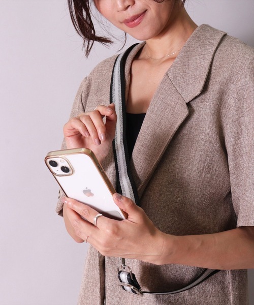 BAYBLO（ベイブロ）の「(SB)着せ替え ジャガード ショルダーストラップ（ショルダーバッグ・レディース・ホワイト系1/ブラック系1/ブラック系2/ブラック系3/ブラック系4/グレー系2/グレー系5/ベージュ系2/ベージュ系3・ONE SIZE）」の17枚目の写真