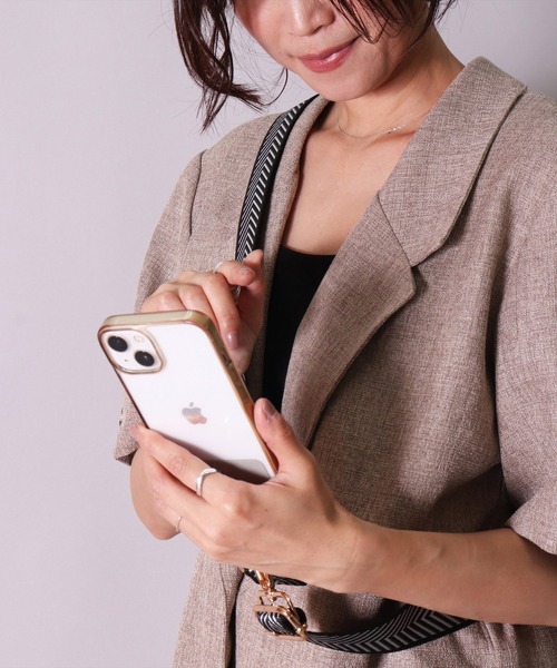 BAYBLO（ベイブロ）の「(SB)着せ替え ジャガード ショルダーストラップ（ショルダーバッグ・レディース・ホワイト系1/ブラック系1/ブラック系2/ブラック系3/ブラック系4/グレー系2/グレー系5/ベージュ系2/ベージュ系3・ONE SIZE）」の19枚目の写真