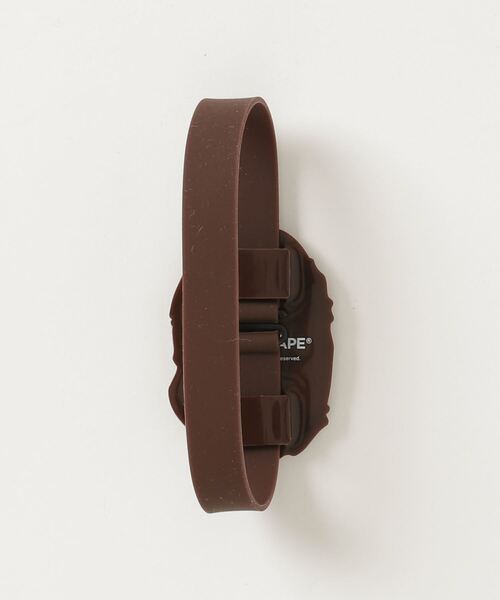 A BATHING APE（アベイシングエイプ）の「APE HEAD SMARTPHONE BAND MOBILE（スマホグッズ・メンズ・ブラウン・FREE）」の4枚目の写真