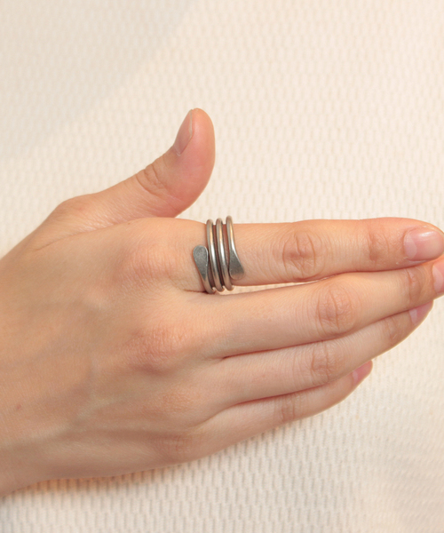 ANCHOR(アンカー)の「Spiral Ring(リング・メンズ・ブラック/アンティークシルバー/アンティークゴールド・14号/17号/20号)」の7枚目の写真