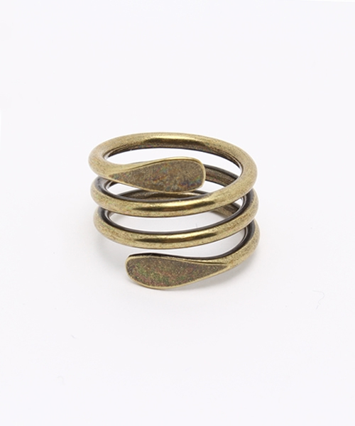 ANCHOR(アンカー)の「Spiral Ring(リング・メンズ・ブラック/アンティークシルバー/アンティークゴールド・14号/17号/20号)」の1枚目の写真