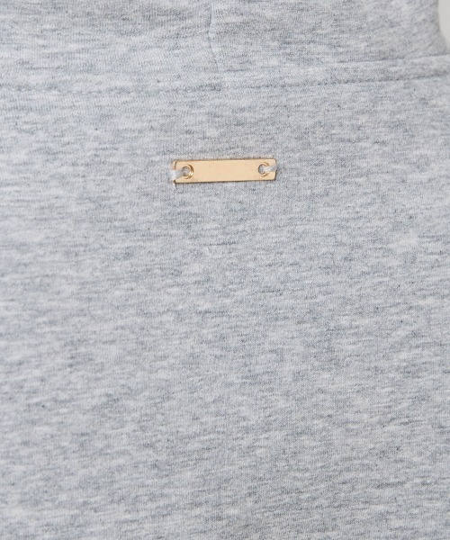 CHIC STYLE（シックスタイル）の「ボンディングフーディ＜大きいサイズ有＞シックスタイル（パーカー・レディース・杢グレー/ブラック・5L/4L/3L/LL/L/M）」の14枚目の写真