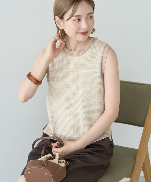 最終価格！新品未使用EENKジャガードニットベスト ベスト ジャガード柄Vネックニットベスト : ZOZOTOWN Yahoo!店