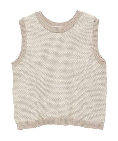 AMERICAN HOLIC（アメリカンホリック）の「ジャガードニットベスト（ベスト・レディース・ブラック/ブラウン/ベージュ・M/L）」の21枚目の写真