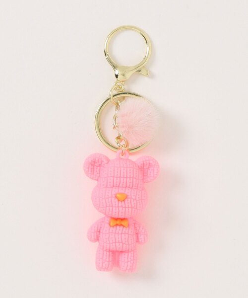tone（トーン）の「Beauty bell/くまキーリング（キーケース/キーアクセサリー・レディース・ブラック/ブラウン/ピンク/パープル・FREE）」の4枚目の写真