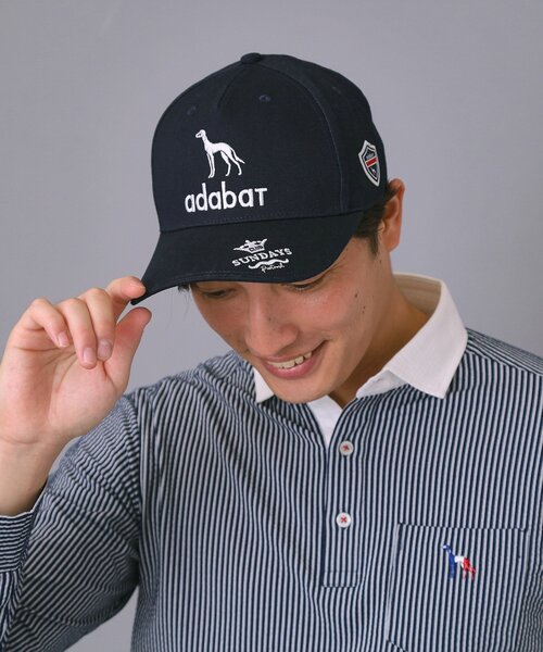 adabat(アダバット)の「【新レーベル ADABAT NAVY】サルーキキャップ(キャップ・メンズ・ネイビー/ブラック/ホワイト・00)」の12枚目の写真