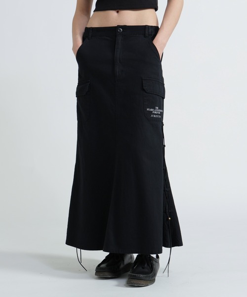MILITARY SIDE LACE UP SKIRT/ミリタリーサイドレースアップスカート