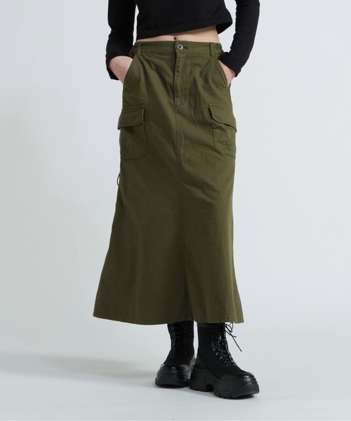 MILITARY SIDE LACE UP SKIRT/ミリタリーサイドレースアップスカート