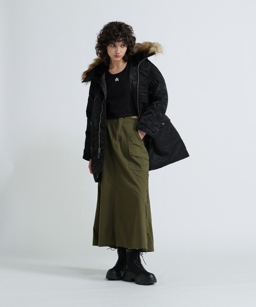 MILITARY SIDE LACE UP SKIRT/ミリタリーサイドレースアップスカート