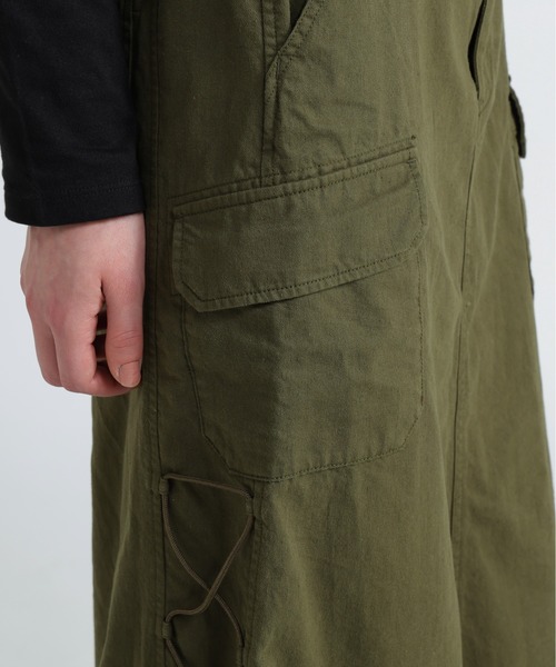 AVIREX（アヴィレックス）の「MILITARY SIDE LACE UP SKIRT/ミリタリーサイドレースアップスカート（スカート・レディース・ブラック/オリーブ/ブラウン・S/M）」の6枚目の写真