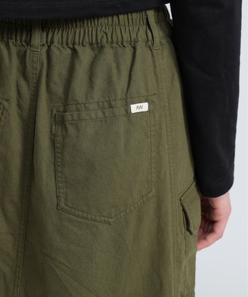 AVIREX（アヴィレックス）の「MILITARY SIDE LACE UP SKIRT/ミリタリーサイドレースアップスカート（スカート・レディース・ブラック/オリーブ/ブラウン・S/M）」の8枚目の写真
