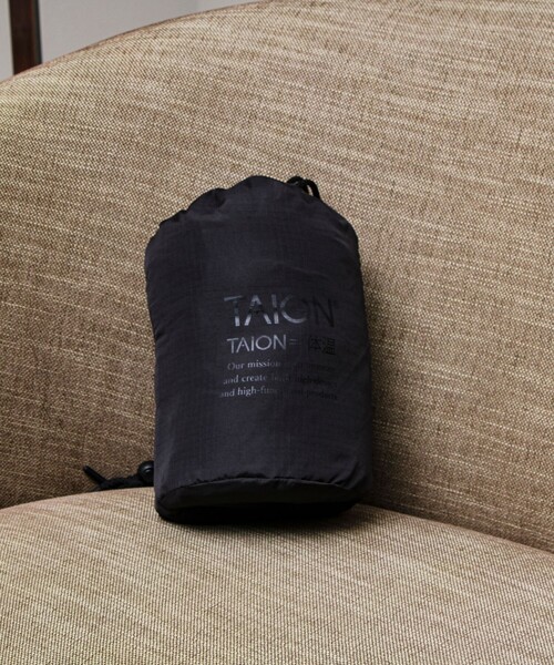 TAION（タイオン）の「【GLOSTER別注】TAION ミリタリー クルーネック ライナージャケット（ダウンジャケット/コート・メンズ・オリーブ/ブラック/モカ/ダークネイビー・M/L/XL）」の12枚目の写真