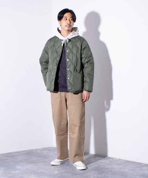 セール】【GLOSTER別注】TAION ミリタリー クルーネック ライナー