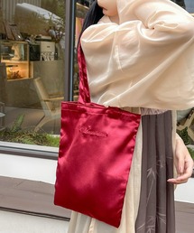 クレージュ サテンショルダーバッグ nh-bag2-02647 サテン ギャザー ショルダーバッグ エクリュ