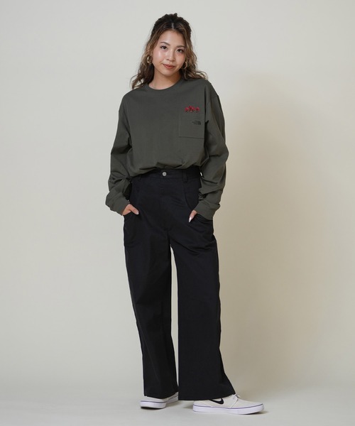 RIKKA FEMME(リッカファーム)の「ビッグポケットチノパンツ(チノパンツ・レディース・ブラック・マルチサイズ)」の5枚目の写真