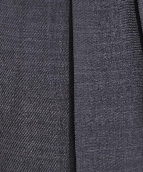 DRESKIP（ドレスキップ）の「【S-LL/洗濯後しわになりにくい】ゴールドパーツできれい見え 麻調タックワイドパンツ（その他パンツ・レディース・ダークブラウン/ブルー/チャコールグレー・02/01/04/03）」の7枚目の写真