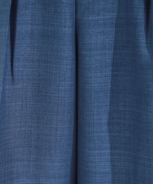 DRESKIP（ドレスキップ）の「【S-LL/洗濯後しわになりにくい】ゴールドパーツできれい見え 麻調タックワイドパンツ（その他パンツ・レディース・ダークブラウン/ブルー/チャコールグレー・02/01/04/03）」の11枚目の写真