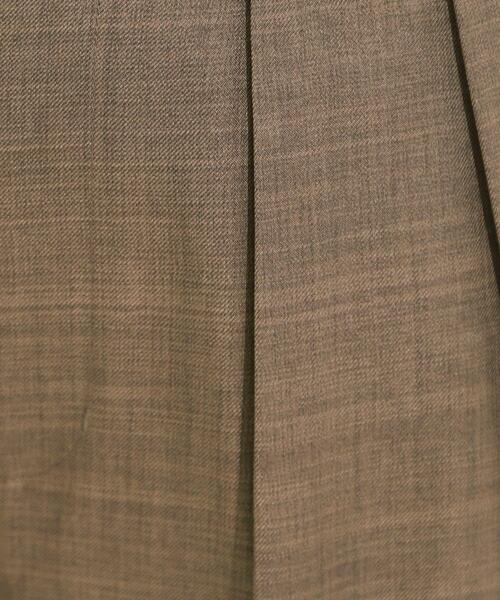 DRESKIP（ドレスキップ）の「【S-LL/洗濯後しわになりにくい】ゴールドパーツできれい見え 麻調タックワイドパンツ（その他パンツ・レディース・ダークブラウン/ブルー/チャコールグレー・02/01/04/03）」の15枚目の写真