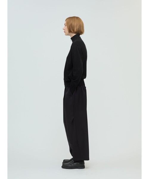 mizuiroind（ミズイロインド）の「mizuiro ind ハイネックジップカーディガン（カーディガン/ボレロ・レディース・ブラック/ネイビー/ライトグレー・FREE）」の13枚目の写真