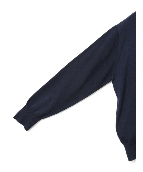 mizuiroind（ミズイロインド）の「mizuiro ind ハイネックジップカーディガン（カーディガン/ボレロ・レディース・ブラック/ネイビー/ライトグレー・FREE）」の17枚目の写真