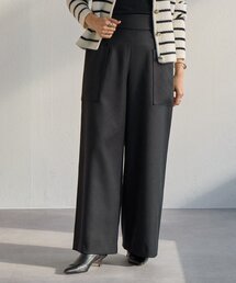 〈未使用〉BEARDSLEY/ビアズリー　ウエスト ゴム ワイドパンツ　フリー beardsleyビアズリー ワイドパンツ グレー 1サイズ - メルカリ