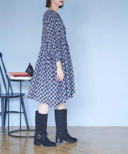 Remind me and forever(リマインドミーアンドフォーエバー)の「【2025AW】エンジニアロングブーツ(ブーツ・レディース・ベージュ/ブラック・LARGE/MEDIUM/SMALL/X-LARGE)」の5枚目の写真