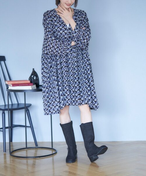 Remind me and forever(リマインドミーアンドフォーエバー)の「【2025AW】エンジニアロングブーツ(ブーツ・レディース・ベージュ/ブラック・LARGE/MEDIUM/SMALL/X-LARGE)」の6枚目の写真