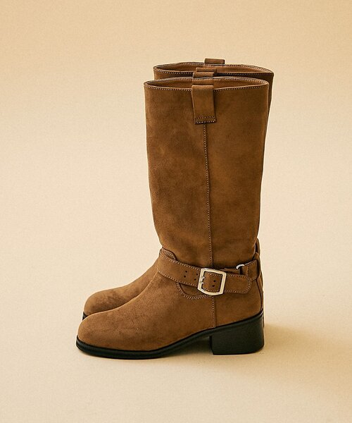 Remind me and forever(リマインドミーアンドフォーエバー)の「【2025AW】エンジニアロングブーツ(ブーツ・レディース・ベージュ/ブラック・LARGE/MEDIUM/SMALL/X-LARGE)」の9枚目の写真