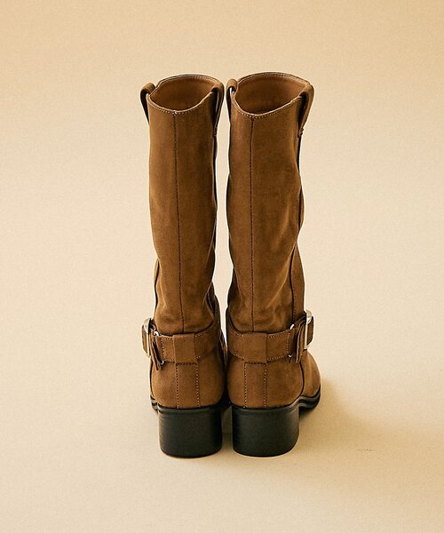 Remind me and forever(リマインドミーアンドフォーエバー)の「【2025AW】エンジニアロングブーツ(ブーツ・レディース・ベージュ/ブラック・LARGE/MEDIUM/SMALL/X-LARGE)」の10枚目の写真