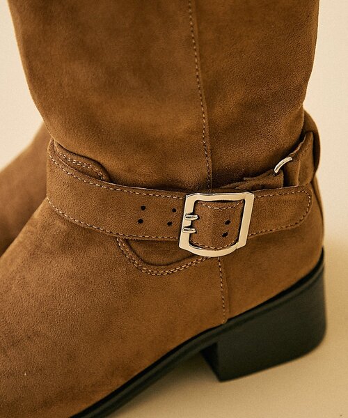 Remind me and forever(リマインドミーアンドフォーエバー)の「【2025AW】エンジニアロングブーツ(ブーツ・レディース・ベージュ/ブラック・LARGE/MEDIUM/SMALL/X-LARGE)」の11枚目の写真