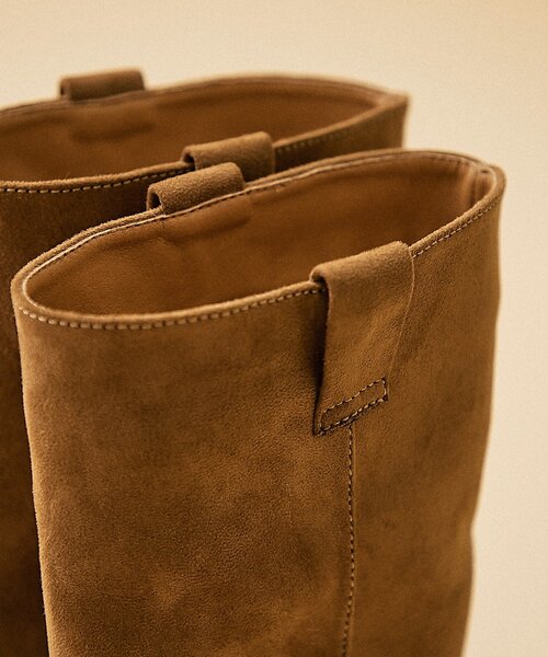 Remind me and forever(リマインドミーアンドフォーエバー)の「【2025AW】エンジニアロングブーツ(ブーツ・レディース・ベージュ/ブラック・LARGE/MEDIUM/SMALL/X-LARGE)」の13枚目の写真