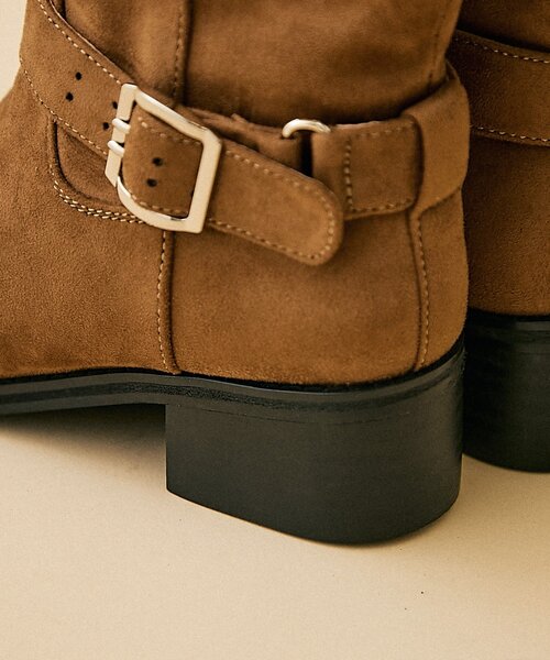 Remind me and forever(リマインドミーアンドフォーエバー)の「【2025AW】エンジニアロングブーツ(ブーツ・レディース・ベージュ/ブラック・LARGE/MEDIUM/SMALL/X-LARGE)」の14枚目の写真