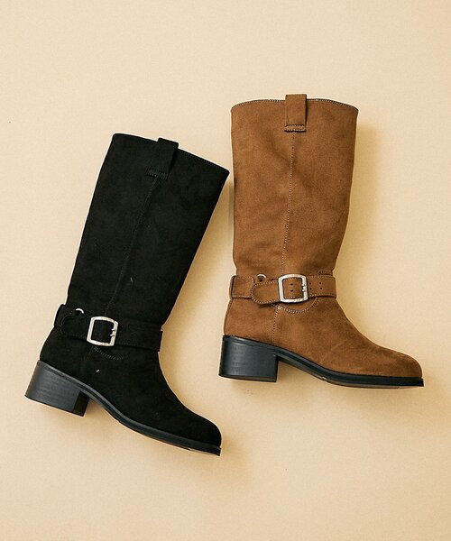 Remind me and forever(リマインドミーアンドフォーエバー)の「【2025AW】エンジニアロングブーツ(ブーツ・レディース・ベージュ/ブラック・LARGE/MEDIUM/SMALL/X-LARGE)」の17枚目の写真