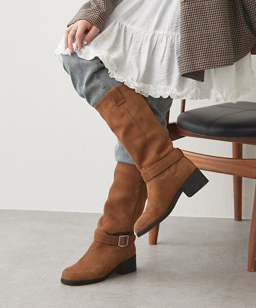 Remind me and forever(リマインドミーアンドフォーエバー)の「【2025AW】エンジニアロングブーツ(ブーツ・レディース・ベージュ/ブラック・LARGE/MEDIUM/SMALL/X-LARGE)」の18枚目の写真