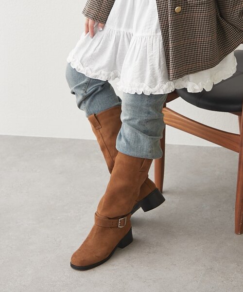 Remind me and forever(リマインドミーアンドフォーエバー)の「【2025AW】エンジニアロングブーツ(ブーツ・レディース・ベージュ/ブラック・LARGE/MEDIUM/SMALL/X-LARGE)」の19枚目の写真