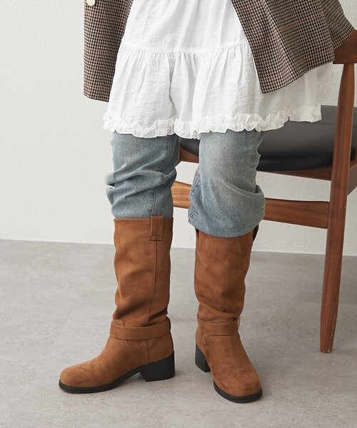 Remind me and forever(リマインドミーアンドフォーエバー)の「【2025AW】エンジニアロングブーツ(ブーツ・レディース・ベージュ/ブラック・LARGE/MEDIUM/SMALL/X-LARGE)」の20枚目の写真